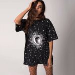 T-shirt Bohème Sun and Moon - S