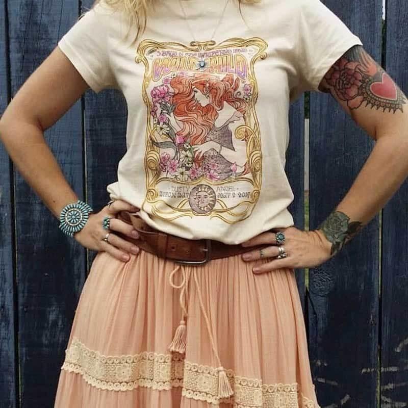 T-shirt Hippie Chic - S
